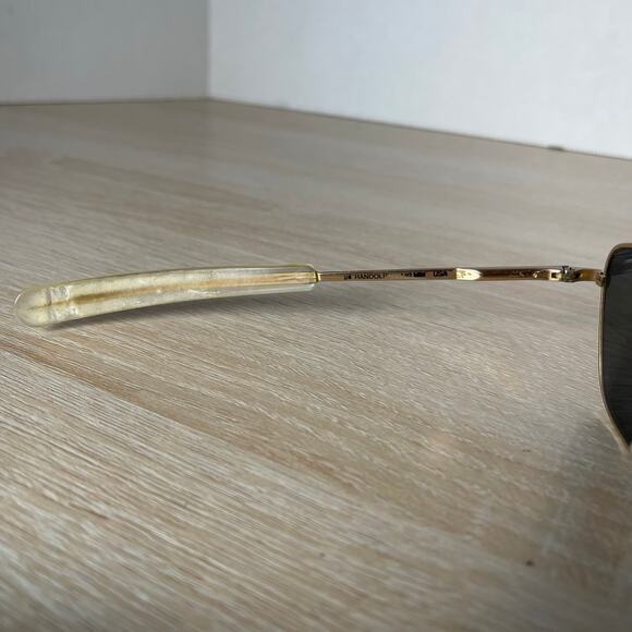 Randolph Engineering RE FGN Italy USA Sunglasses Gold FRAMES ONLY 52-20-140 - Picture 4 of 9